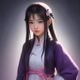 林晓薇，最新网址导航技术负责人，短发女性工程师在服务器机房前专注工作，冷蓝光线映衬