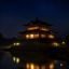 用户夜风头像，背景是城市夜景模糊